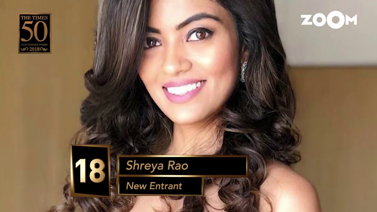 Shreya Rao makes it to The Times Most Desirable Women 2018 zoom tv 4k