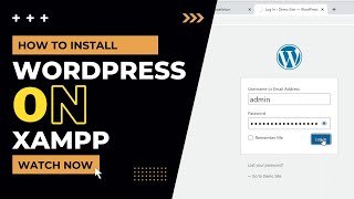 how to install wordpress locally on your computer with xampp