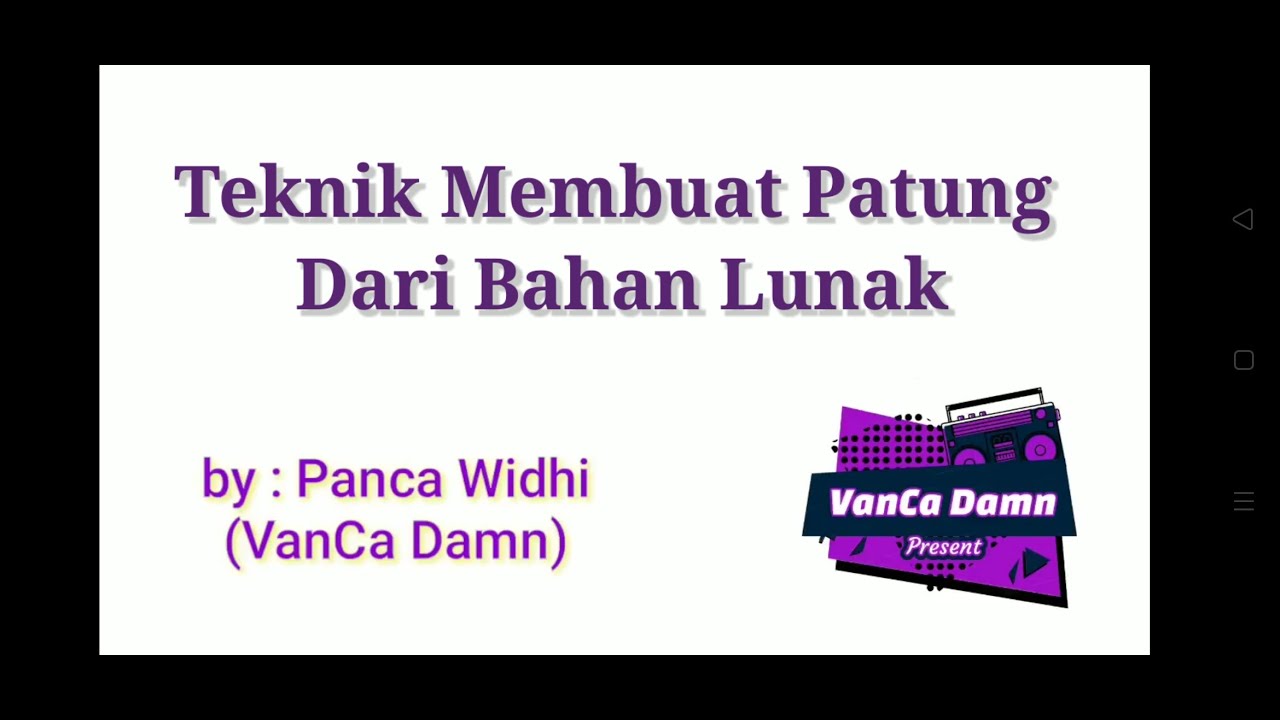 Membuat Patung Dari Bahan  Lunak YouTube