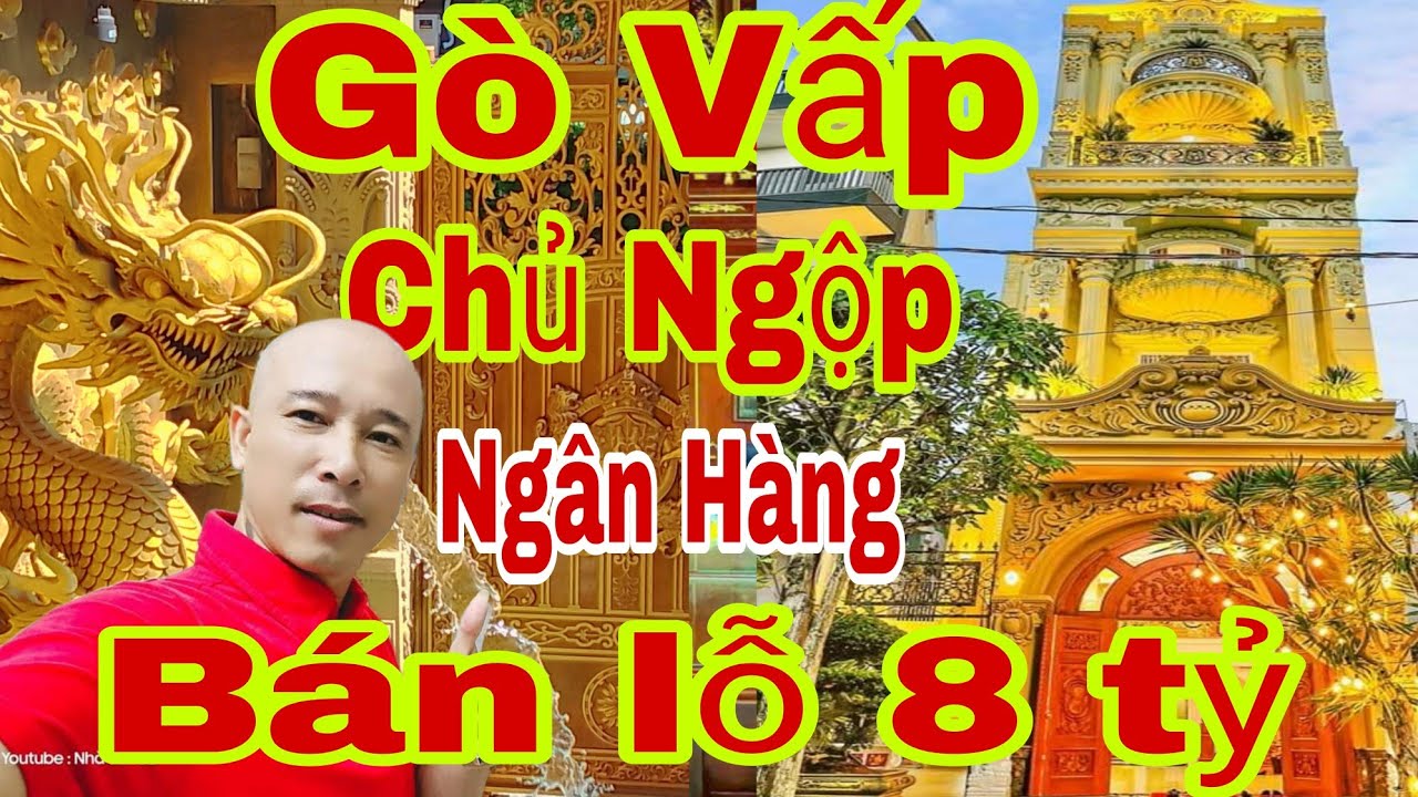 🛑Biệt thự gò vấp 5 lầu chủ ngộp ngân hàng bán lỗ 8 tỷ nội thất gỗ đỏ tặng hết về quê | #bietthu