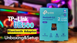 TPLink UB500 USB 5.0 Bluetooth Adapter مراجعه