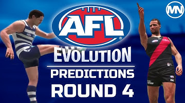 AFL Evolution Predicts Round 4 2019