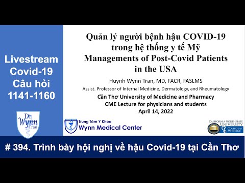 #394. Chữa trị bệnh nhân ung thư, các bệnh khác và dinh dưỡng hậu Covid-19: Chia sẻ  từ Hoa Kỳ