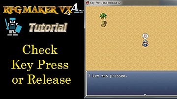 RPG Maker Vx Ace Tutorial: Check Key Press or Release (no script required)