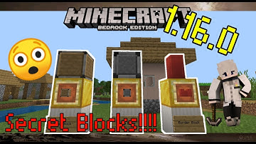 MCBE/PE 1.16.0 SECRET BLOCKS ALLOW/DENY/BORDER BLOCKS AND FUNCTIONS - DARZKIEPLAYZ_YT