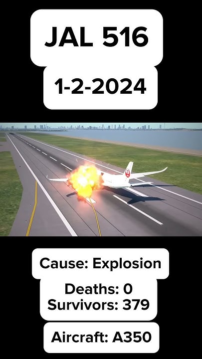 JAL 516 Crash Footage - YouTube
