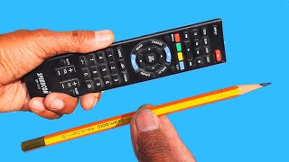 Take a common pencil and fix all Remote control at home!