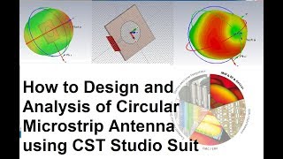 How to Design and Analysis of Circular Microstrip Antenna using CST Studio Suite screenshot 3