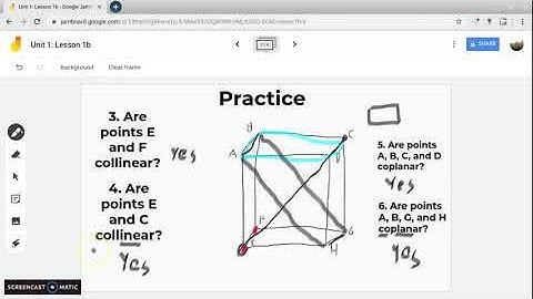 JNGL: Unit 1 - Lesson 1b (Part 2): Points, Lines, and Planes