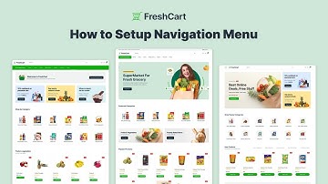 How to Setup Navigation Menu┇ Freshcart ┇  Grocery Store WooCommerce Theme.