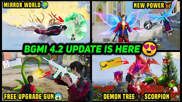 BGMI 4.2 UPDATE MIRROR WORLD 🔴 BGMI 4.2 UPDATE MEIN KYA AAEGA 🔴 NEXT 4.2 UPDATE GAMEPLAY UPGRADE GUN