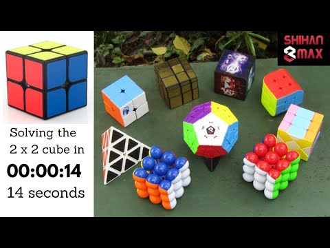 2x2 Rubik's cube solve in 00:00:14 seconds