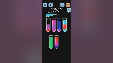 Water Color Sort Level 1591 1592 1593 WalkThrough Solution Gameplay