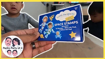 Little Passports Early Explorers Space Stamps Quick Review & VLOGmas
