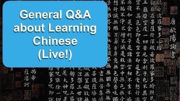 Learning Chinese General Q&A