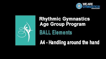 Rhythmic Gymnastics Age Group Program - Ball Element A4 Handling around the hand