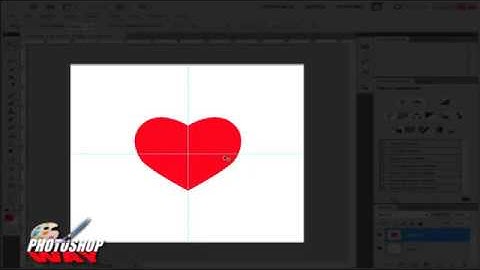 how to make heart by using the pen tool in Photoshop CS5