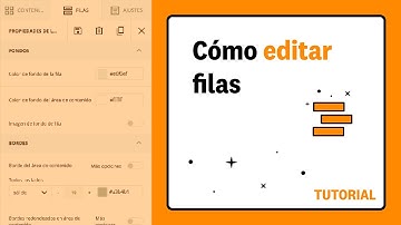 Tutorial editor Acumbamail: Cómo editar filas en el editor de email