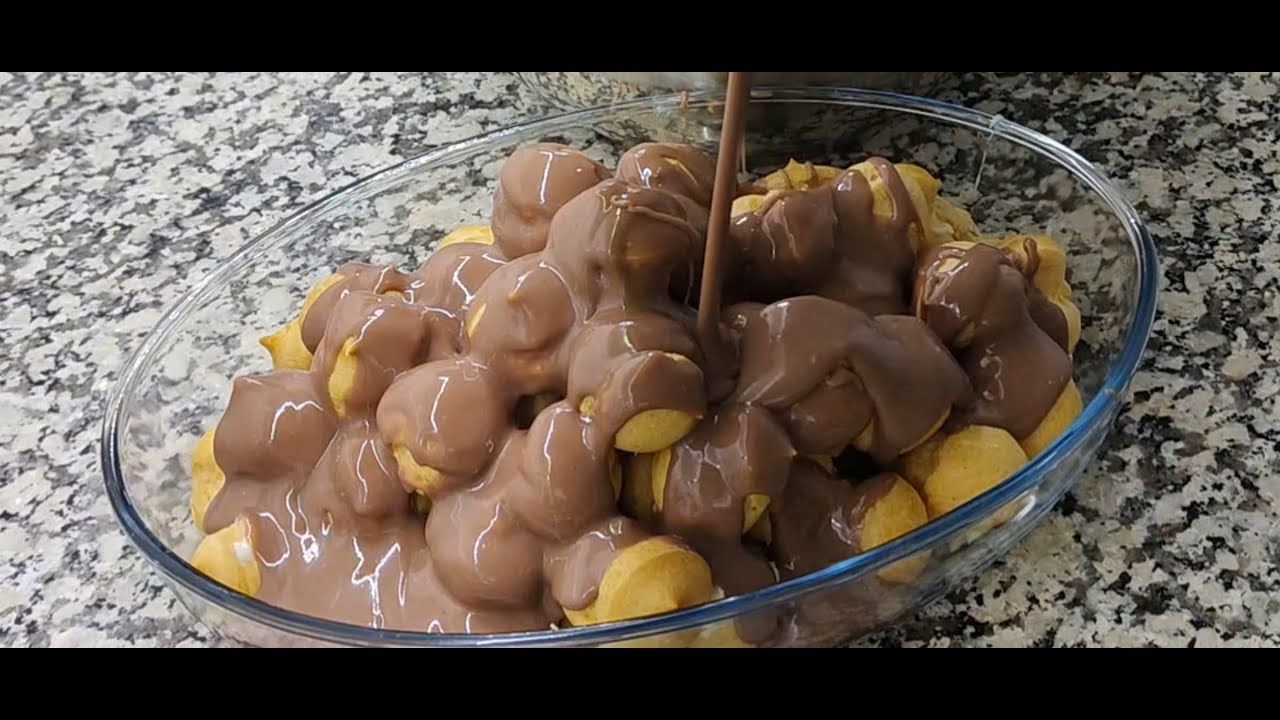 PASTANE USULÜ PROFİTEROL / PROFİTEROL HAMURU, ÇİKOLOTA SOSU, KREMASI NASIL YAPILIR?