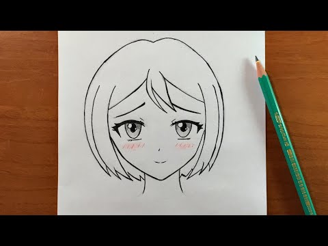 فيديو: كيفية رسم فتاة أنيمي على مراحل