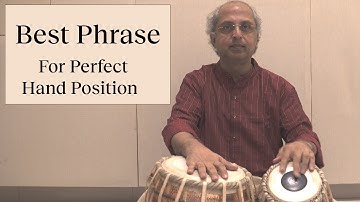 Kaida For A Perfect Right Hand Position On The Tabla | Yogesh Samsi |