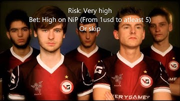 Cs go bet prediction Titan Vs NiP