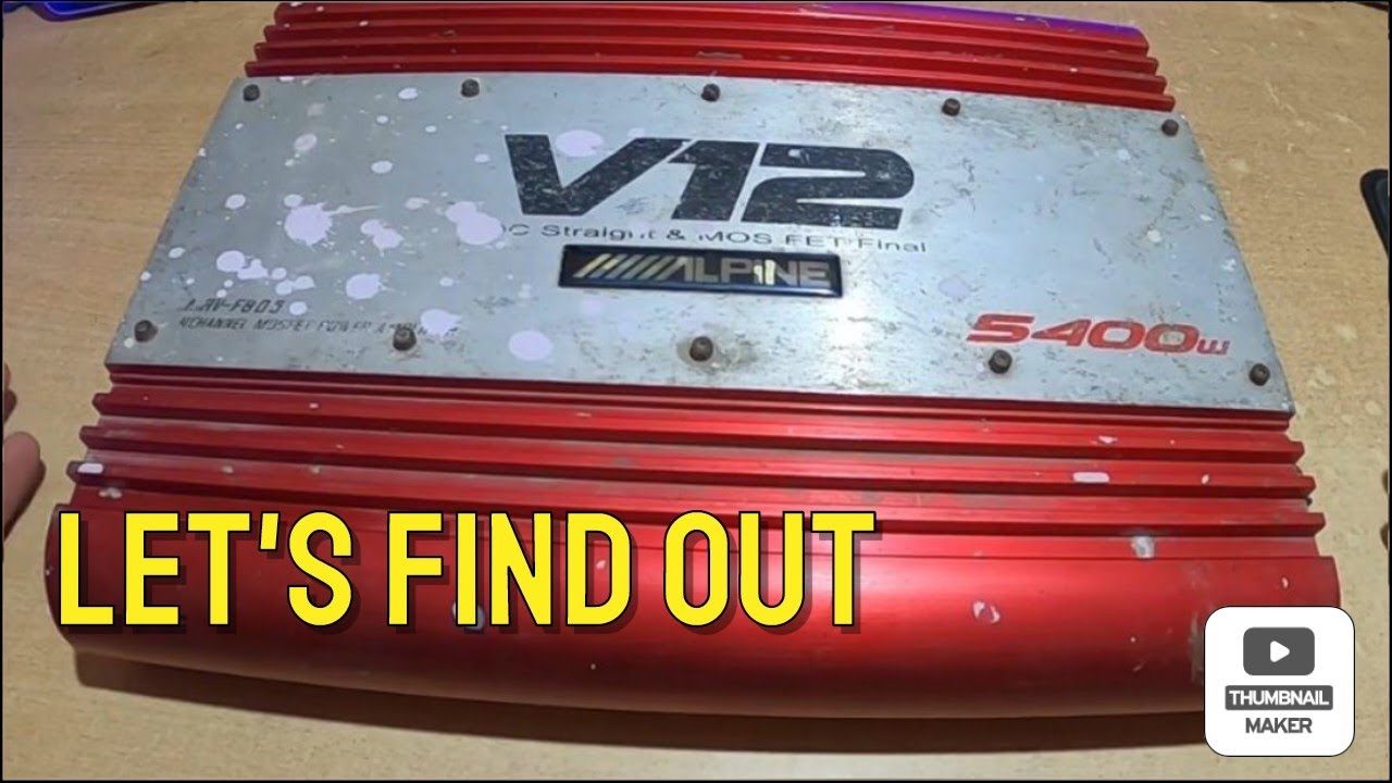 What's inside a v12 amplifier / car amp / itna sab kuch hota hai is me