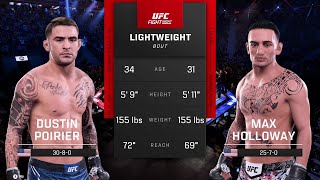 Дастин Порье VS Макс Холлоуэй 3 - UFC 5 ( Xbox 1080K 60FPS )