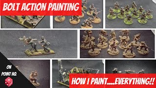 Bolt Action painting - how I paint....everything.
