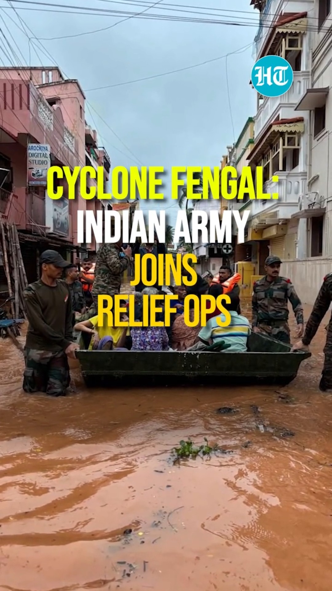 Indian Army Launches Massive Relief \u0026 Rescue Ops Amid Cyclone Fengal