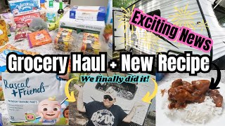 Weekly Grocery Haul + Meal Plan | We FINALLY did it | New Recipe #walmarthaul