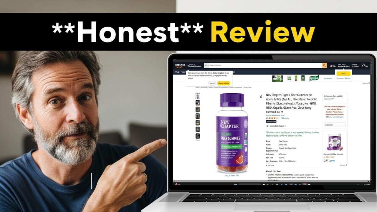 Обзор жевательных конфет New Chapter Organic Fiber Gummies 2025: побочные эффекты, результаты и п...