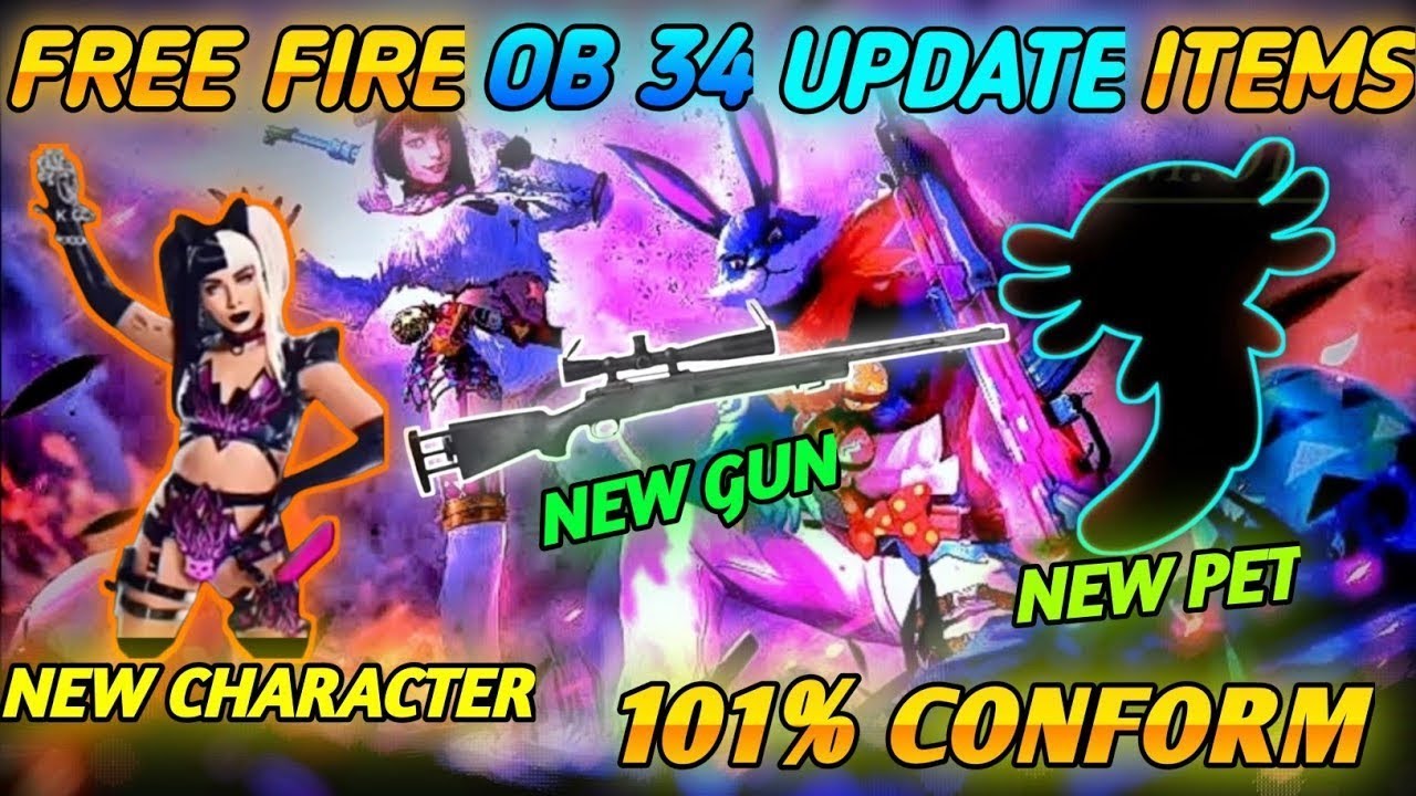 FREE FIRE OB 34 UPDATE ! KAB AYEGA ! KYA AYEGA FULL DETAILS !