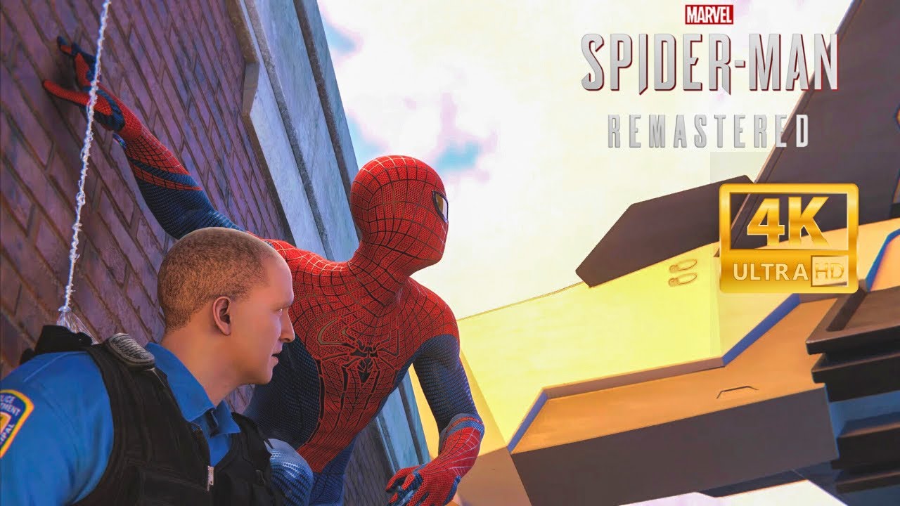 Spider-Man vs Silver Sable with TASM 1 Suit - Marvel's Spider-Man Remastered (4K 60FPS)