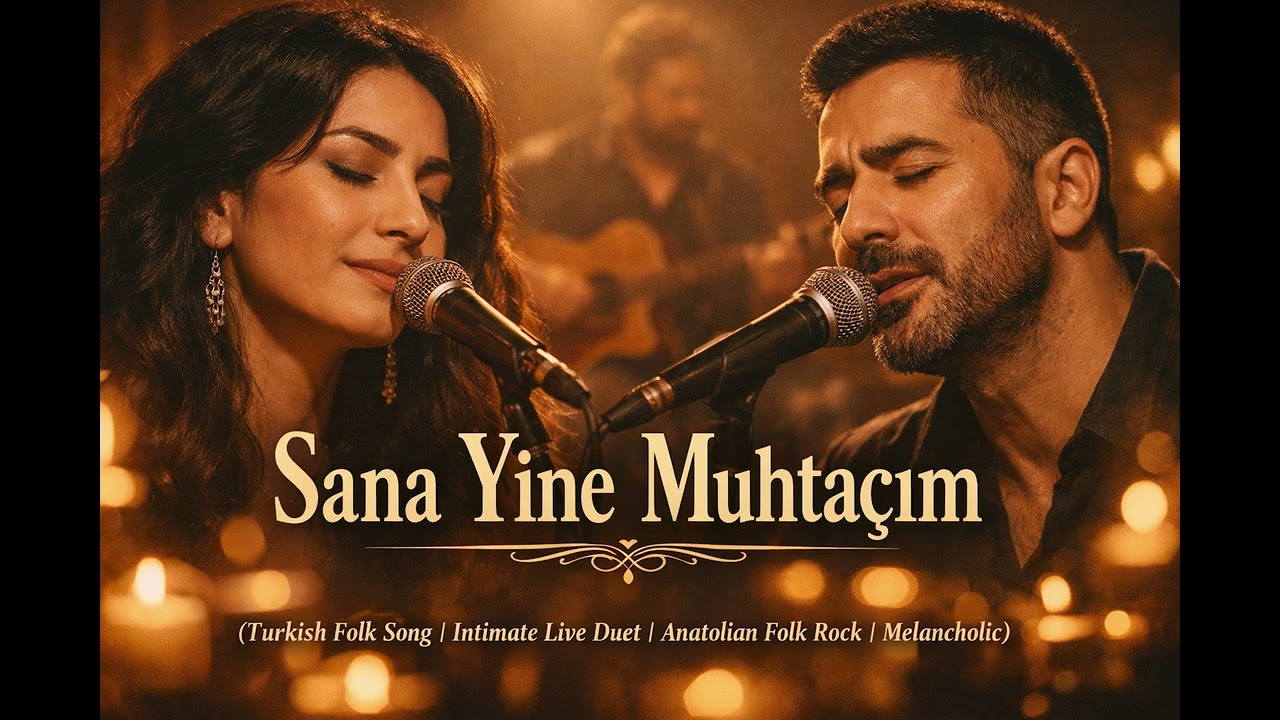 Gökhan Özen - Sana Yine Muhtacım | Live Duet Session | Turkish Folk Rock | Melancholic