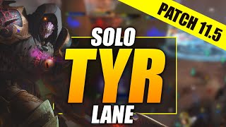 TYR DOMINATION | SMITE 11.5 Solo Lane