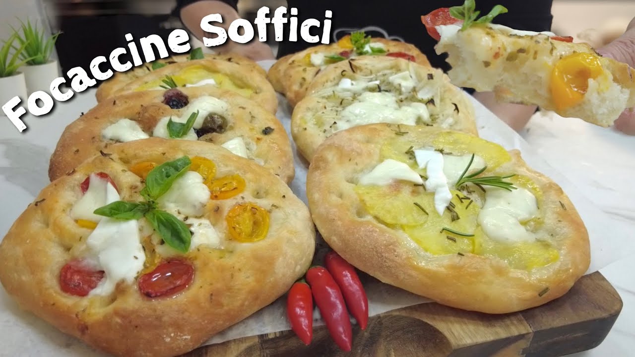 МЯГКИЕ ФОКАЧЧИНЫ от шведского стола ТЫСЯЧА ВКУСОВ 🍕🍅🧅🫒🥔 рецепт Тутти за столом
