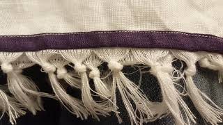 100 Linen Garments thread fringes ribbon - Keeping Deut 22 12