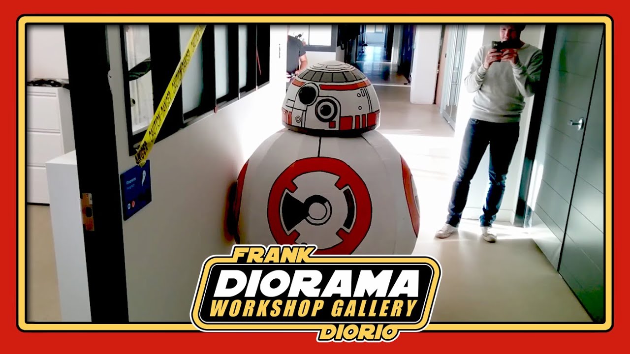 My home made cardboard Star Wars BB-8 Costume : Halloween 2015