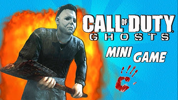 COD Ghosts Michael Myers Funny Custom Game on Fog - The Hidden, Funny Moments, Onslaught DLC, Custom