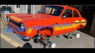 Mk1 Escort RS 2000 Re Assembly Episode 24 Final wiring and brake bleeding