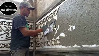 part 3 proses pembuatan kaligrafi Masjid