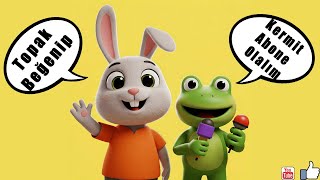 Topak ve Kermit: Karada Su Gibi Dostluk #kermit #uykumasalı #karikatürvideoları #hikaye