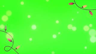 lights and particles overlay green screen