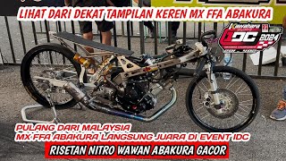 LOOK CLOSE UP 🔴 MX FFA ABAKURA 'AFTER WINNING IN MALAYSIA, PLAYED DIRECTLY AT THE IDC EVENT' Gaha...