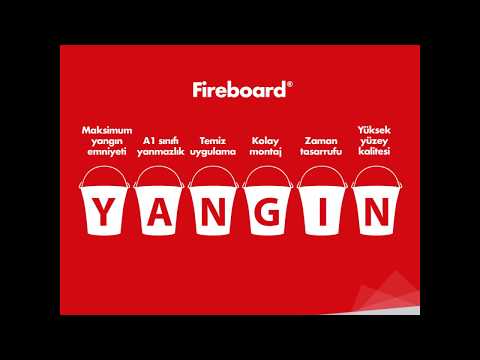 Video: KNAUF-Fireboard. Diperiksa: Tidak Terbakar