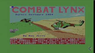 C64 Combat Lynx tape-loader & gameplay.