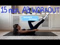 15min everyday pilates ab workout  small waist  flat stomach  lidiavmera