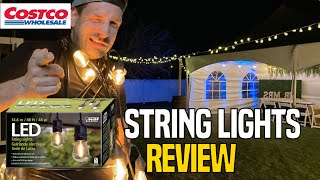 Costco Feit String Lights Review - Unboxing - Setup - Drop Test