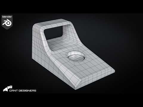 Blender Hard Surface Modeling | Create a Clean Mechanical Mount